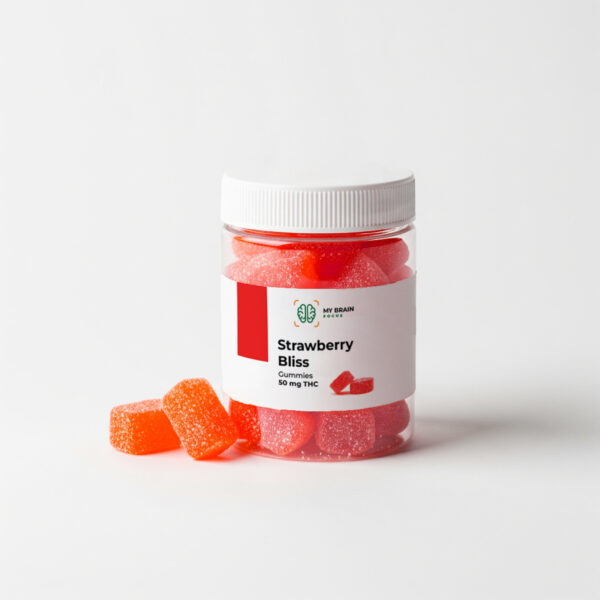 Strawberry Bliss Gummies 50 mg CBD